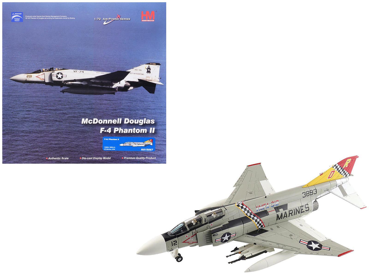 Rapid Vehicles McDonnell Douglas F-4J Phantom II Fighter-Bomber Aircraft "153893 VMFA-312...