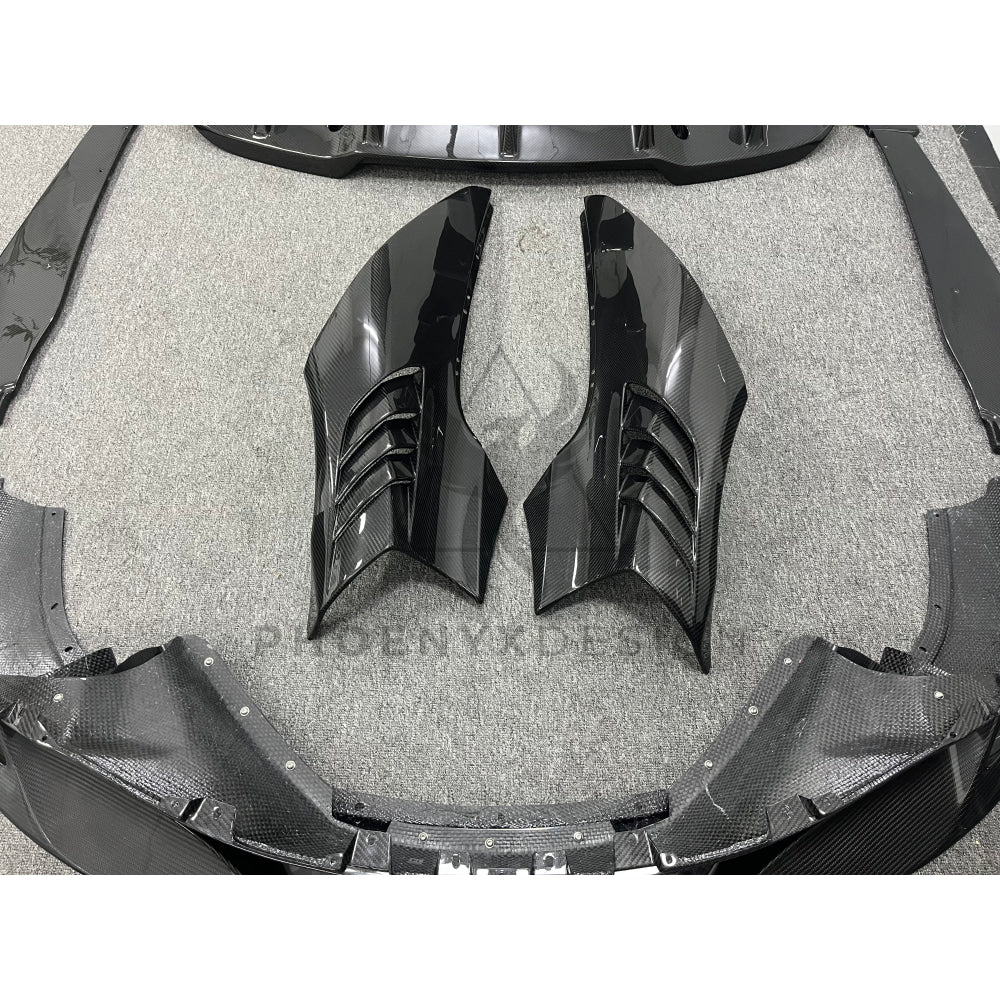 McLaren 720S/750S/765LT | Phoenyx Design Carbon Fiber Louvred Front Fenders