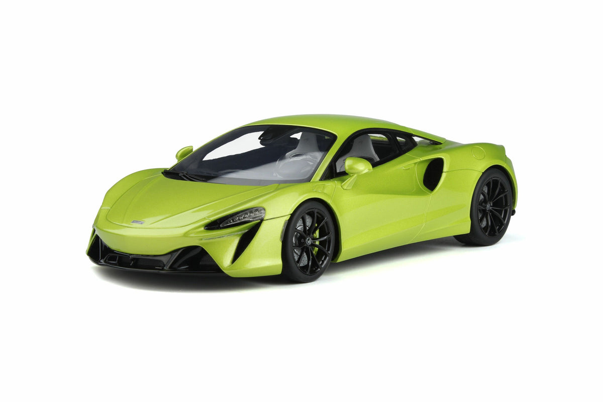 STM Diecast GT Spirit 2021 Mclaren Artura Flux Green Metallic 1:18 LIMITED, Resin
