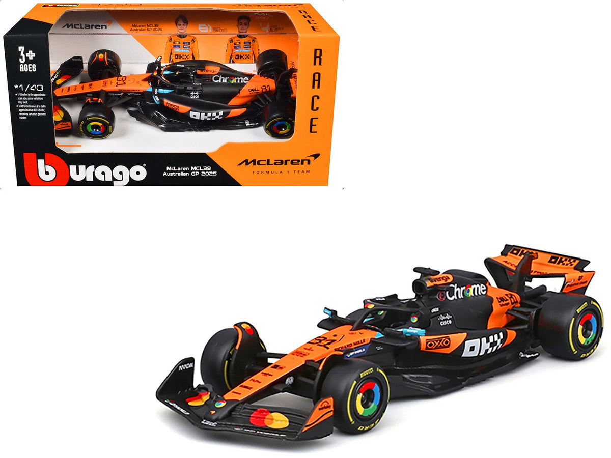 Rapid Vehicles McLaren MCL39 #81 Oscar Piastri "OKX" Formula One F1 "Australian GP" (2025) "Race"...