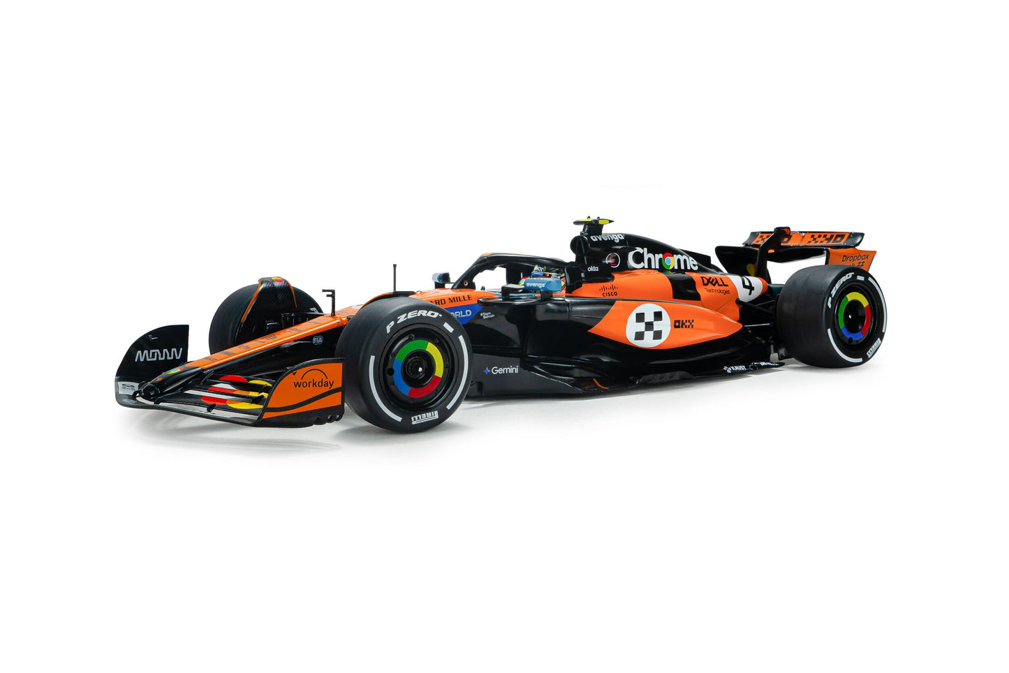 Solido Mclaren F1 Team MCL39 Orange #4 L. Norris Winner Monaco GP 2025 1:18