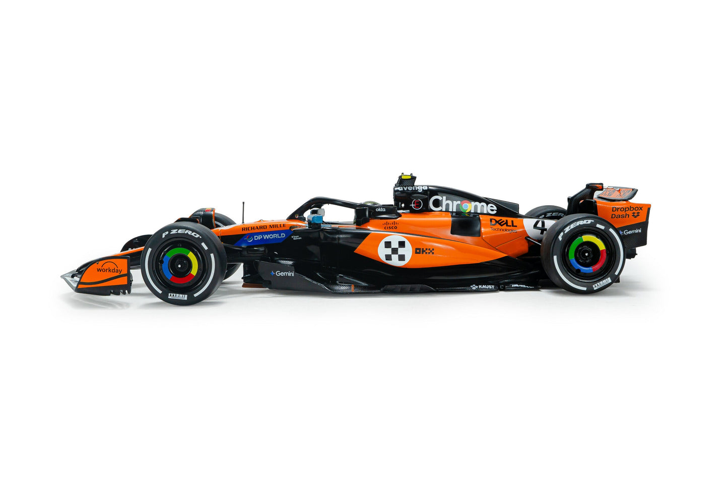 Solido Mclaren F1 Team MCL39 Orange #4 L. Norris Winner Monaco GP 2025 1:18