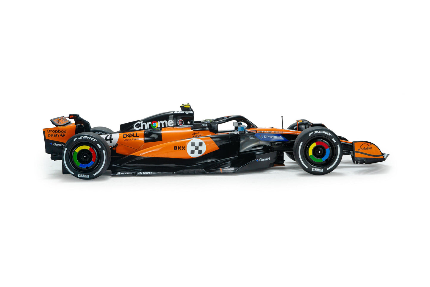 Solido Mclaren F1 Team MCL39 Orange #4 L. Norris Winner Monaco GP 2025 1:18