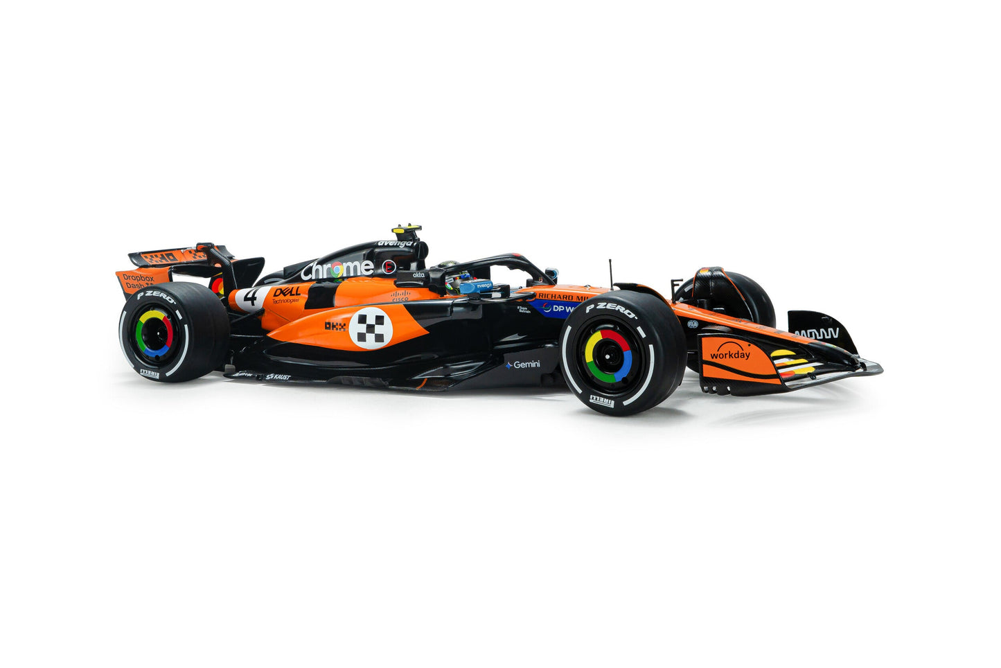Solido Mclaren F1 Team MCL39 Orange #4 L. Norris Winner Monaco GP 2025 1:18