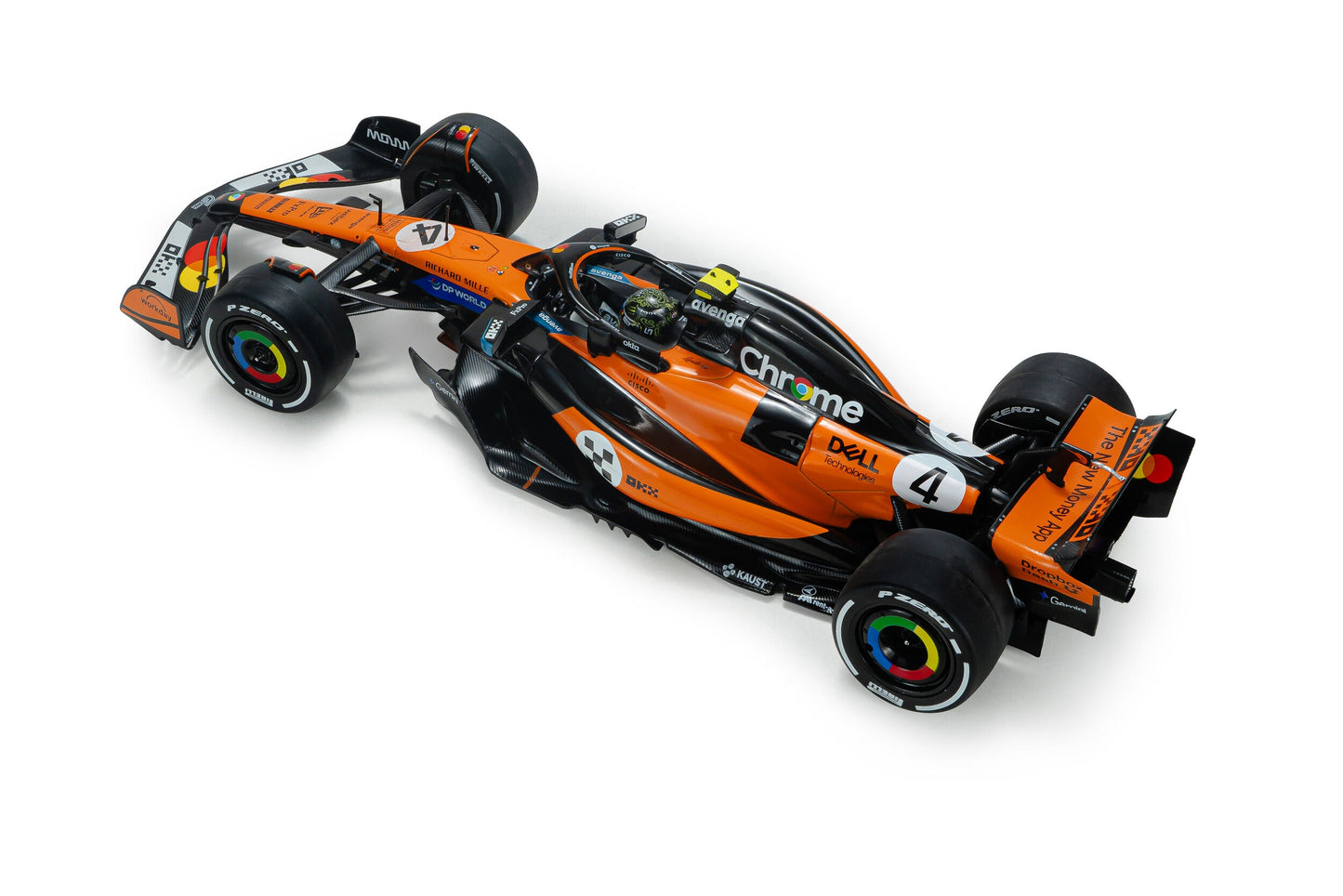 Solido Mclaren F1 Team MCL39 Orange #4 L. Norris Winner Monaco GP 2025 1:18