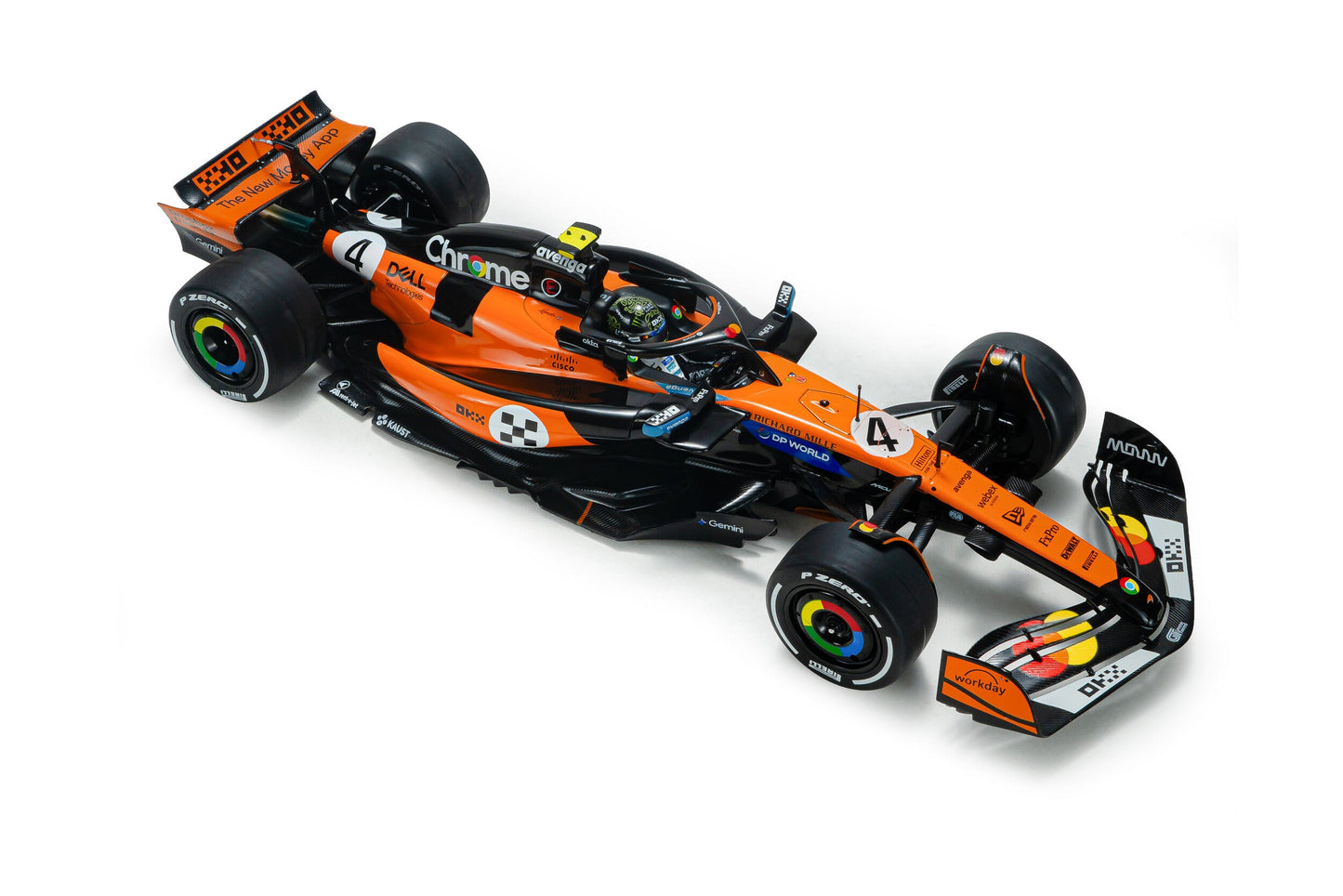 Solido Mclaren F1 Team MCL39 Orange #4 L. Norris Winner Monaco GP 2025 1:18