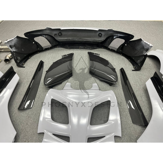 McLaren MP4-12C/650S/675LT | Phoenyx Design Carbon Fiber 675LT Conversion Front Bumper