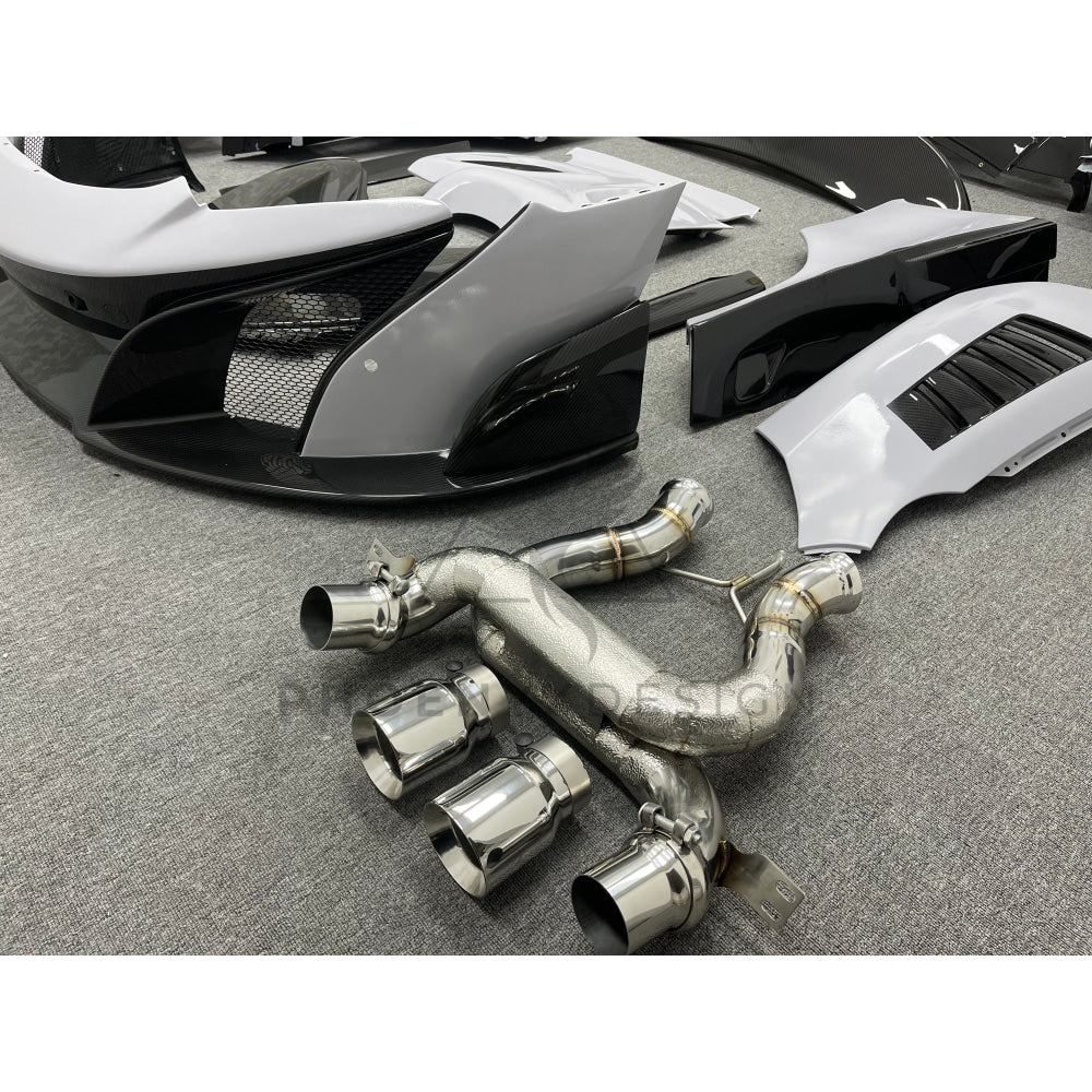 McLaren MP4-12C/650S/675LT | Phoenyx Design Carbon Fiber 675LT Conversion Louvred Front Fenders