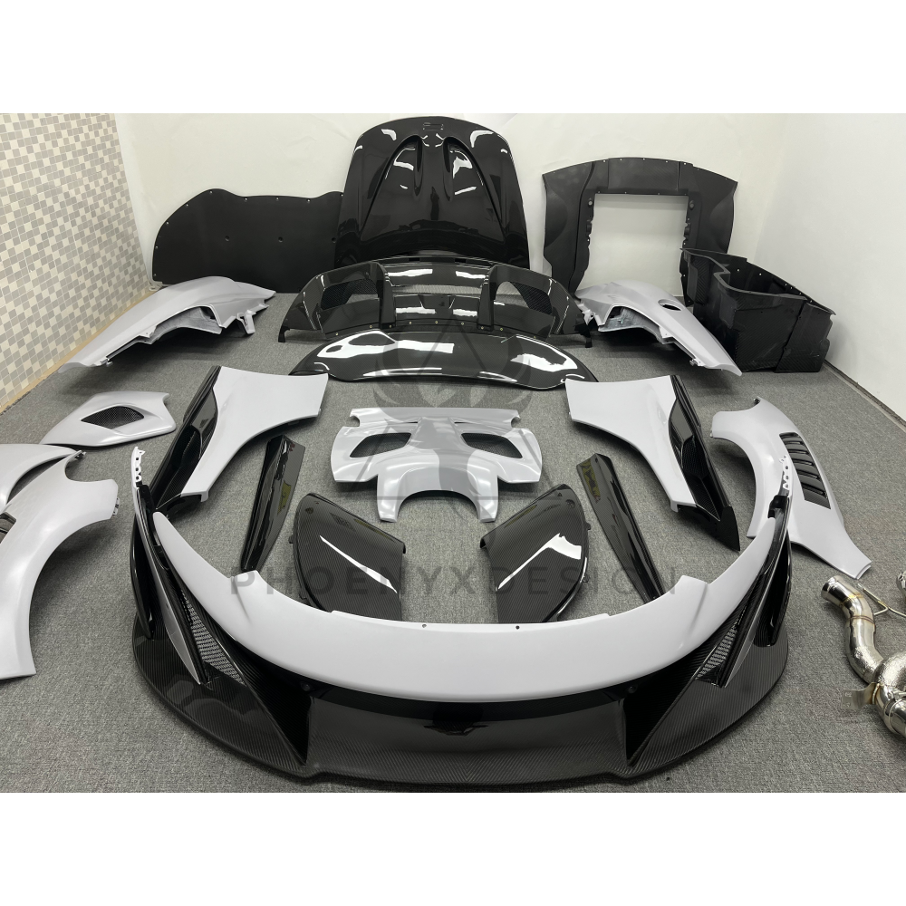 McLaren MP4-12C/650S/675LT | Phoenyx Design Carbon Fiber 675LT Conversion Rear Bumper