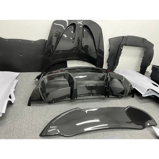 McLaren MP4-12C/650S/675LT | Phoenyx Design Carbon Fiber 675LT Conversion Rear Spoiler