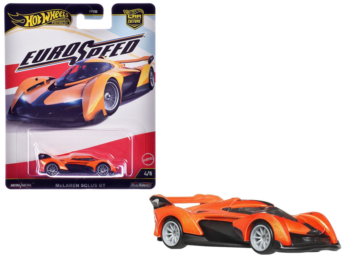 Rapid Vehicles McLaren Solus GT Orange Metallic "Euro Speed" Series Diecast Model Car by Hot...
