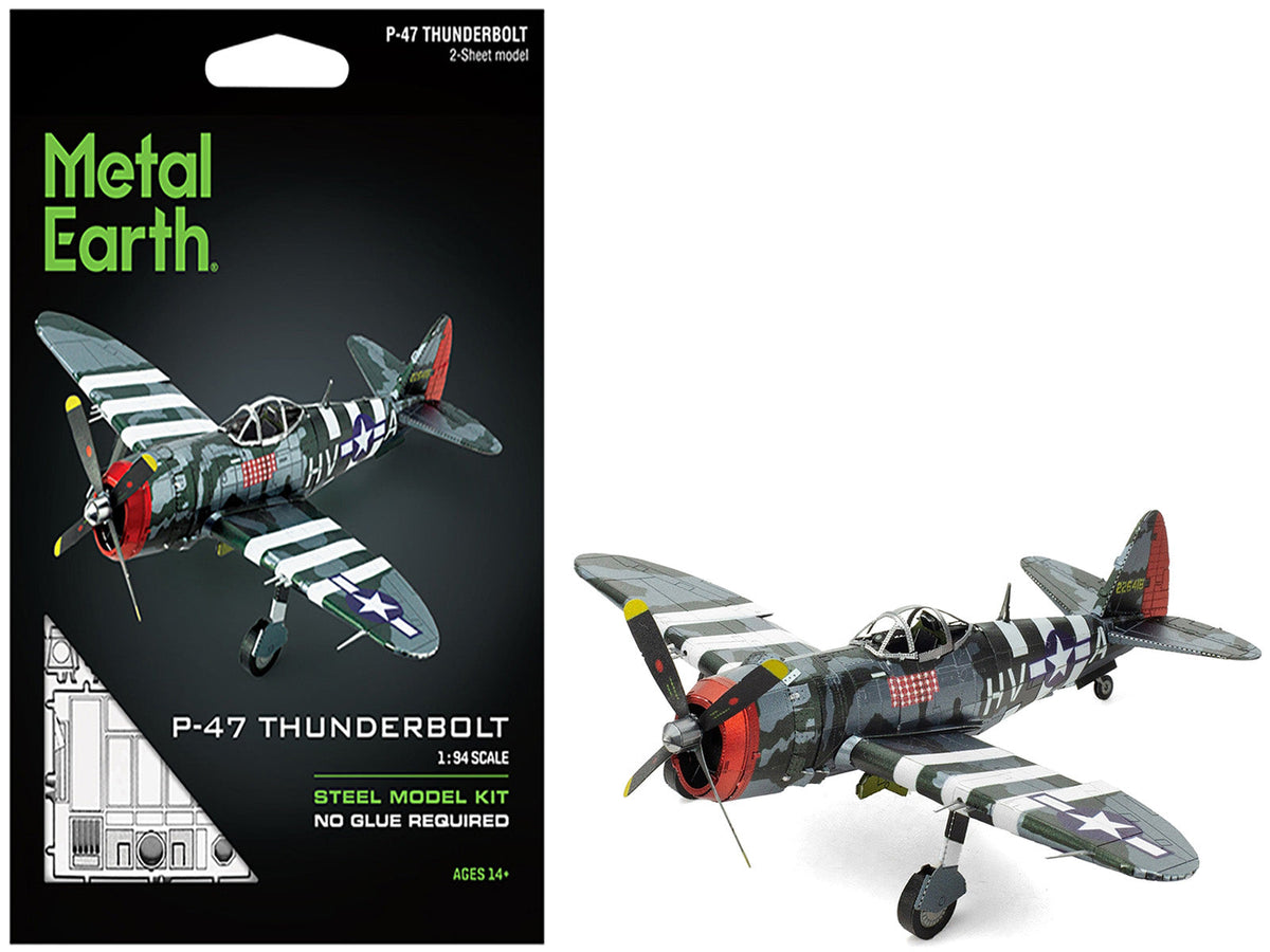 Rapid Vehicles Model Kit Republic P-47 Thunderbolt Fighter Aircraft "The Jug" United States Army...