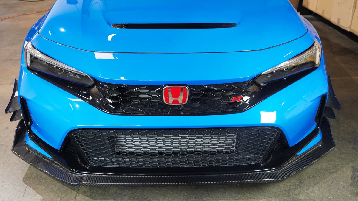 Carbon Fiber Front Bumper Canards- Honda FL5 Civic Type R 2023 - Current