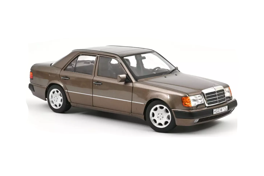 Norev 1990 Mercedes-Benz E Class 500E (W124) Impala Brown Metallic 1:18
