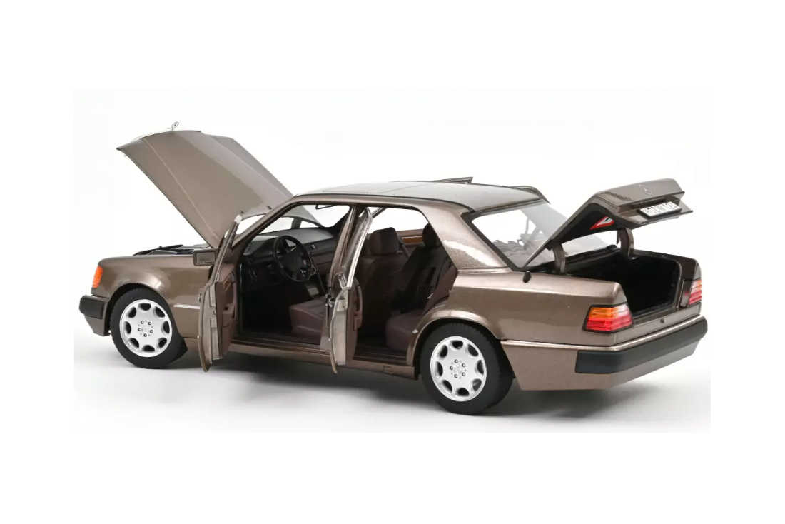 Norev 1990 Mercedes-Benz E Class 500E (W124) Impala Brown Metallic 1:18