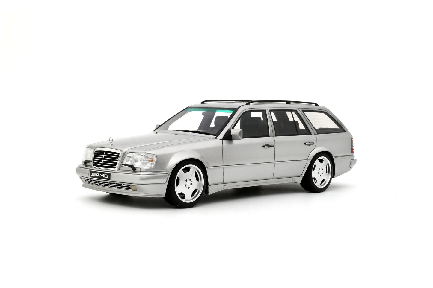 Otto 1996 Mercedes-Benz 70TE AMG W124 Wagon Brilliant Silver 744 1:18