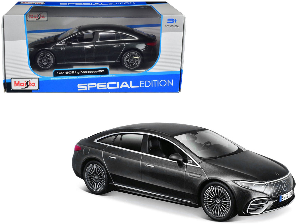 Rapid Vehicles Mercedes-Benz EQS Gray Metallic "Special Edition" Series 1/27 Diecast Model Car by...