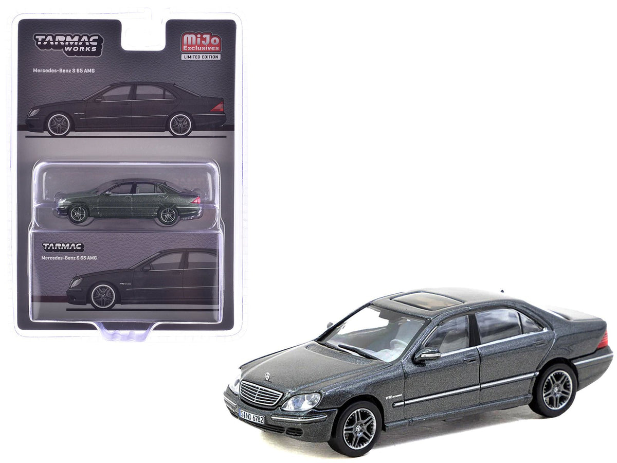Rapid Vehicles Mercedes-Benz S 65 AMG Tectite Gray Metallic "Global64" Series 1/64 Diecast Model...