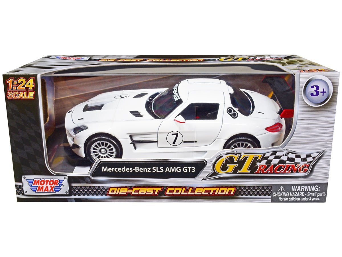 Rapid Vehicles Mercedes-Benz SLS AMG GT3 #7 White "GT Racing" Series 1/24 Diecast Model Car by...