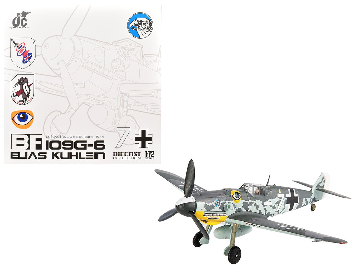 Rapid Vehicles Messerschmitt BF 109G-6 Fighter Aircraft "JG 51 Bulgaria" (1944) German Luftwaffe...