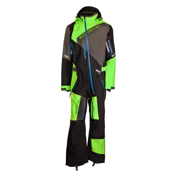 Motorfist® MF20A-M9-2XLT - Blitz II Women's Suit (2X-Large (Standart), Black/Green)