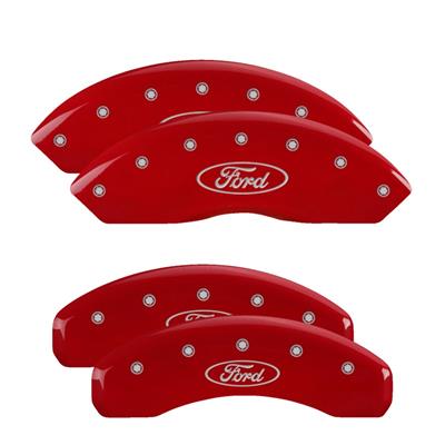 MGP Red Caliper Covers - 10248SFRDRD