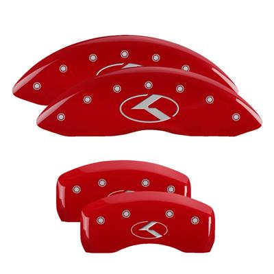 MGP Red Caliper Covers - 21192SCRKRD