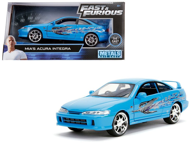 Rapid Vehicles Mia's Acura Integra RHD (Right Hand Drive) Blue "The Fast and the Furious" Movie...