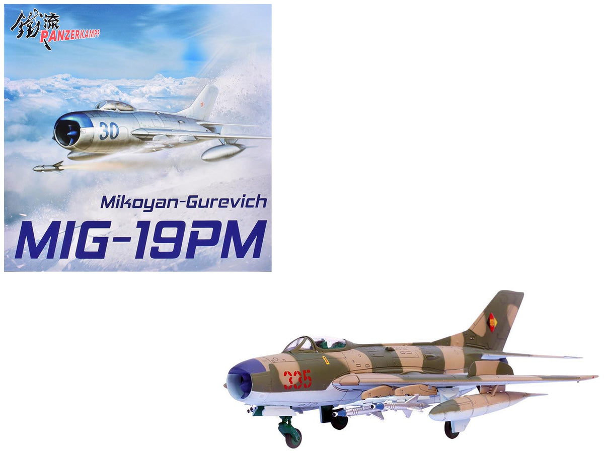 Rapid Vehicles Mikoyan-Gurevich MiG-19PM Farmer-E Fighter Aircraft "Red 335" East German Air...