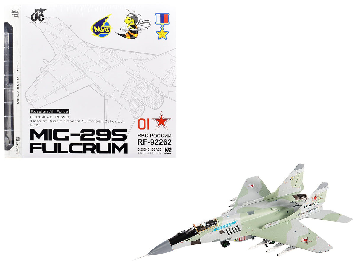 Rapid Vehicles Mikoyan MiG-29S Fulcrum-C Fighter Aircraft "Hero of Russia General Sulambek...