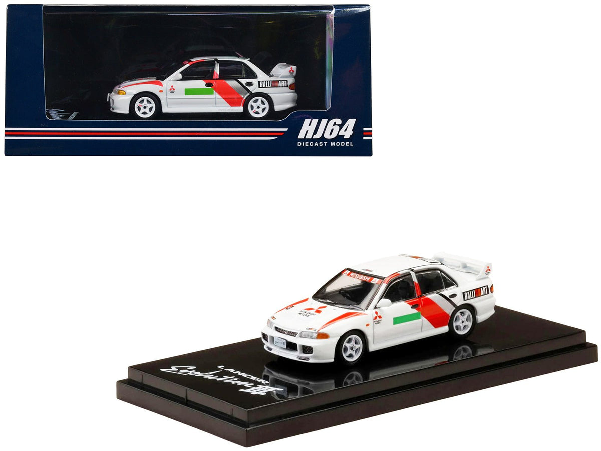 Rapid Vehicles Mitsubishi Lancer RS Evolution III RHD (Right Hand Drive) Scortia White "Groupe A...