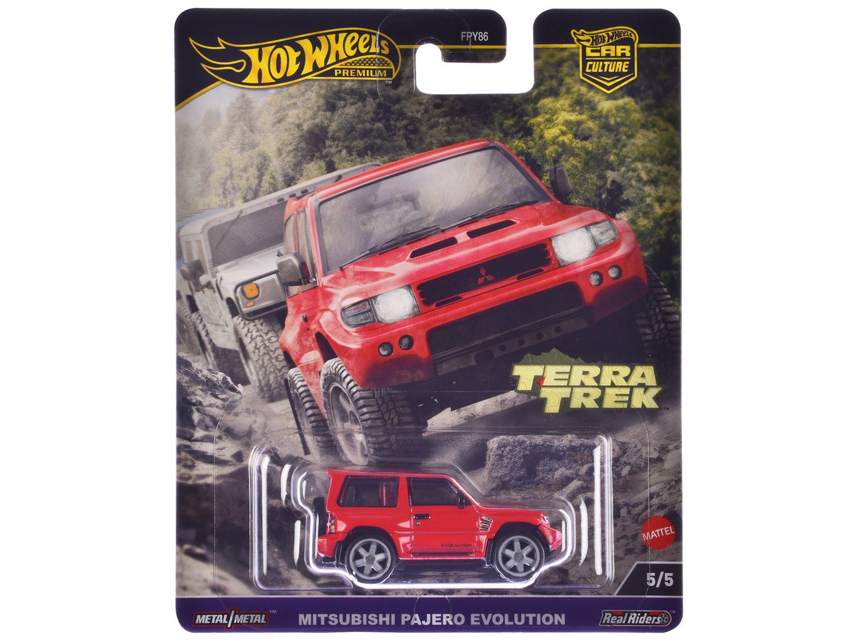 Rapid Vehicles Mitsubishi Pajero Evolution RHD (Right Hand Drive) Red "Terra Trek" Series Diecast...