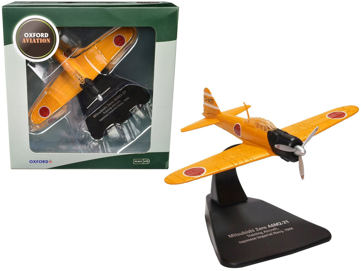 Rapid Vehicles Mitsubishi Zero A6M2-21 Fighter Aircraft "Training Aircraft - Imperial Japanese...