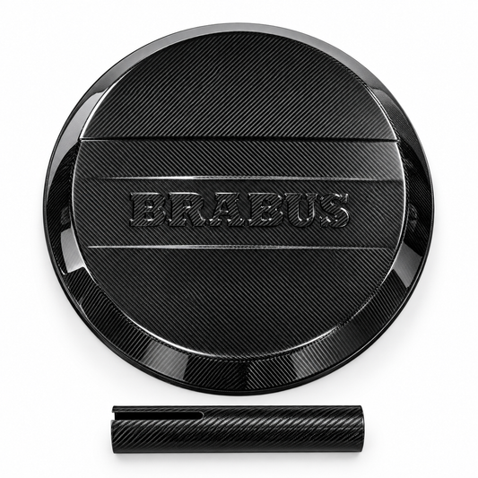 BRS Style Carbon Fiber Rear Spare Tire Cover for Mercedes AMG G Wagon G63 W463 W464