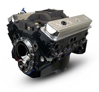 BluePrint Engines Marine GM 383 C.I.D. 405 HP Base Stroker Long Block Engines with Cast Components - MBP3830CT