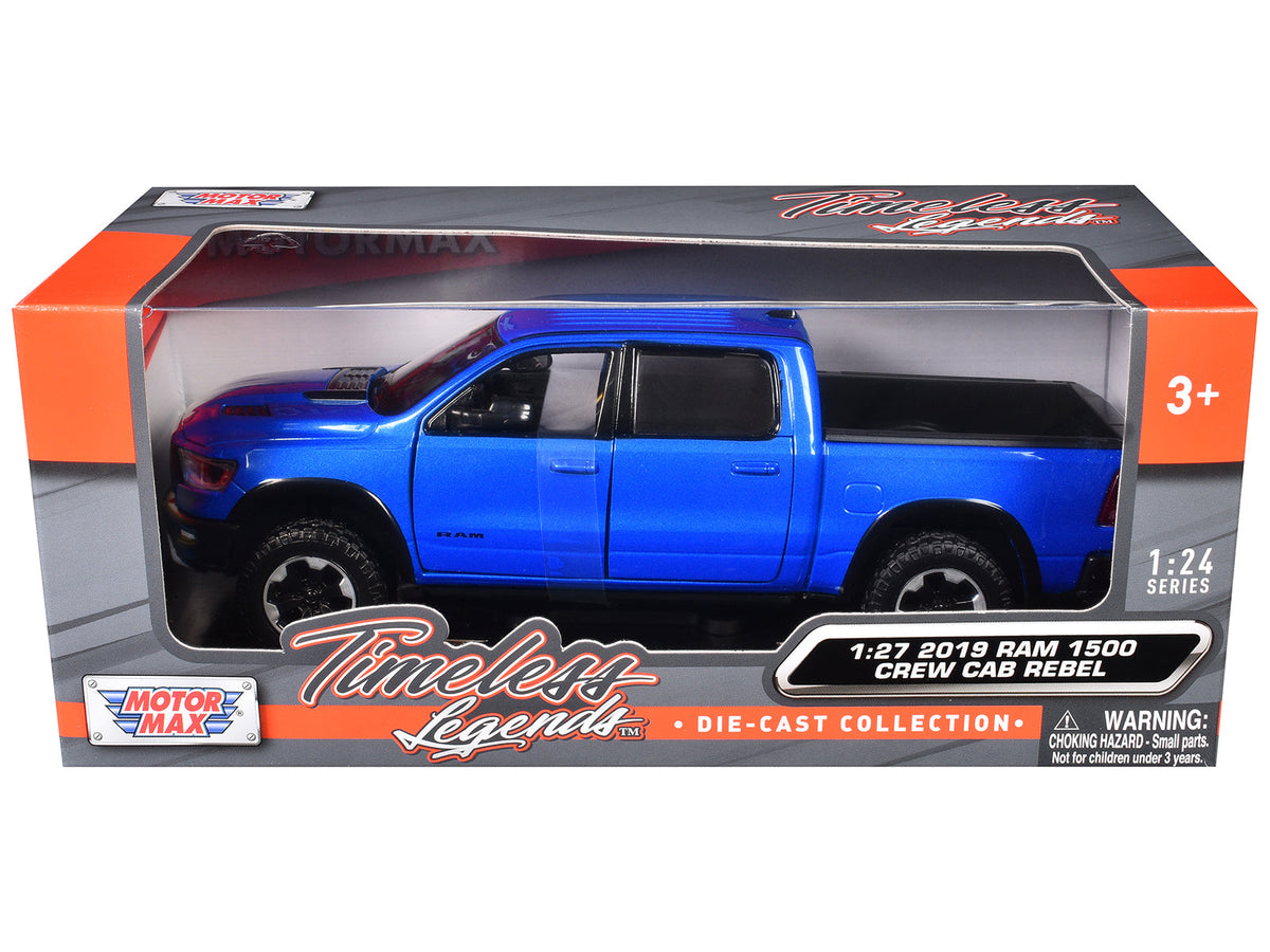 Rapid Vehicles 2019 RAM Rebel 1500 Crew Cab Pickup Truck Blue Metallic "American Classics" Series...