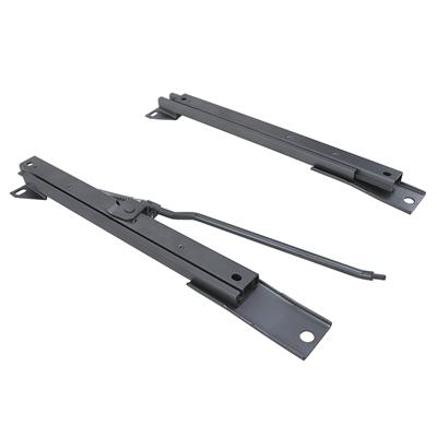 CA Seat Bracket, Track, Sliding, Driver Side, Passenger Side, Steel, Black, Chevy, Pair - 54239