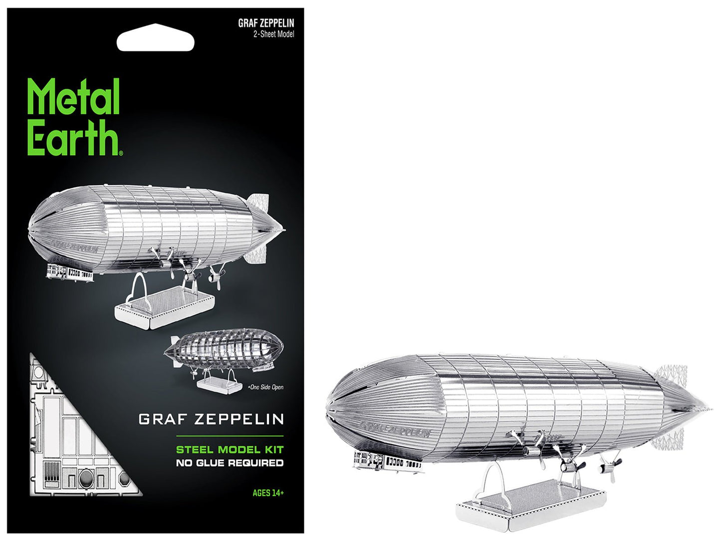 Model Kit Graf Zeppelin Airship (Moderate Difficulty) Steel Model by Metal Earth  free shipping USA