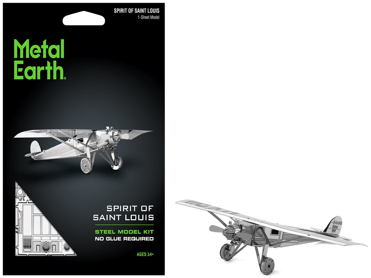 Rapid Vehicles Model Kit Spirit Of Saint Louis Monoplane Aircraft (Moderate Difficulty) Steel...