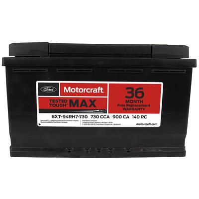 Motorcraft Tested Tough MAX Batteries - BXT94RH7730