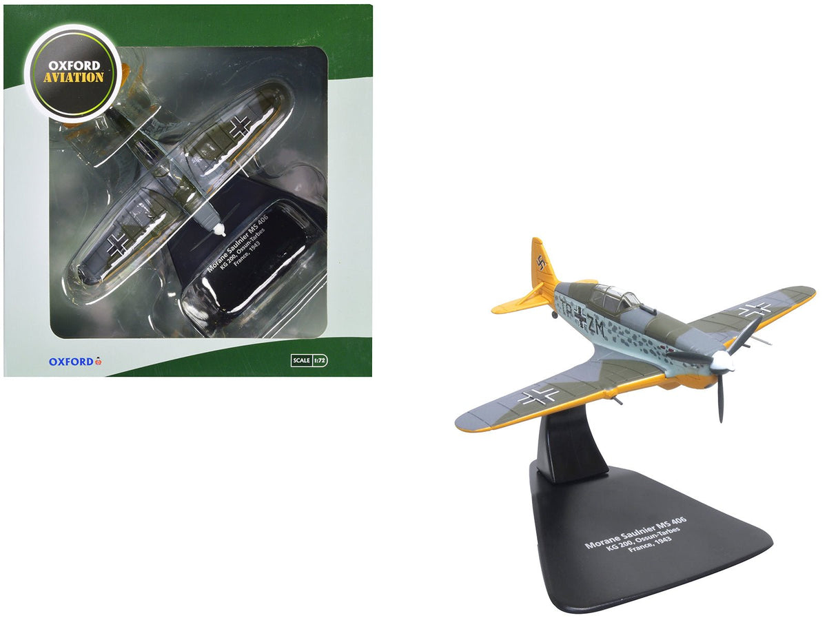 Rapid Vehicles Morane-Saulnier M.S.406 Fighter Aircraft "KG200 Ossun-Tarbes France" (1943) German...