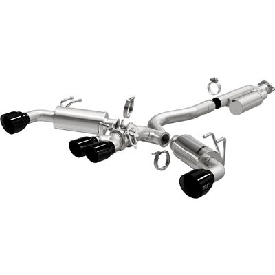 Exhaust Cat-back Stainless Black Tip - 19631