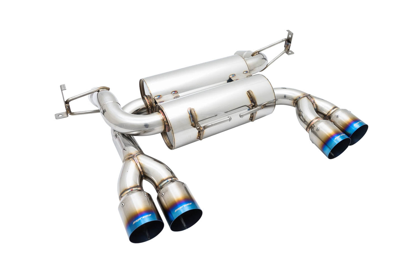 Megan Racing Axle-Back Exhaust for BMW M3 E92 2008-2013 - Supremo Stainless Rolled Tips