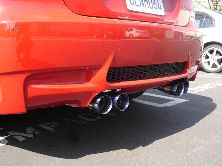 Megan Racing Axle-Back Exhaust for BMW M3 E92 2008-2013 - Supremo Stainless Rolled Tips