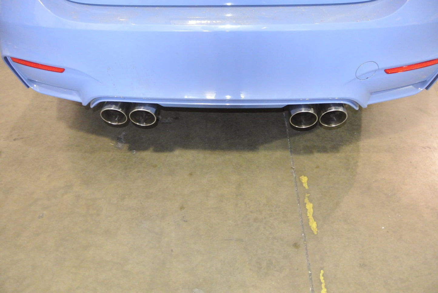 Megan Racing Axle Back Exhaust for BMW M4 F82 2015+ Stainless T-304 Quad Tip - Various Finishes