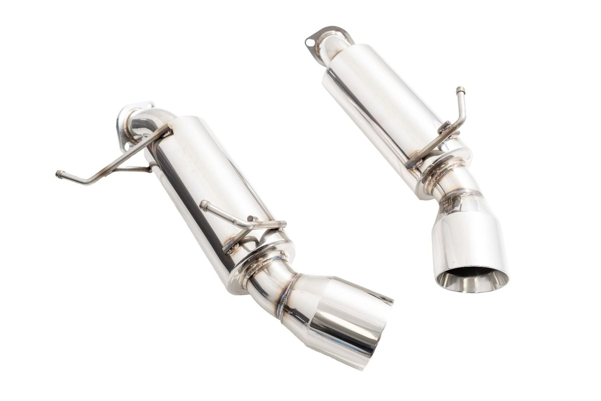 FR SPORT Megan Racing Exhaust Back for Infiniti G37 Coupe 08-11 Dual Canister RWD Only