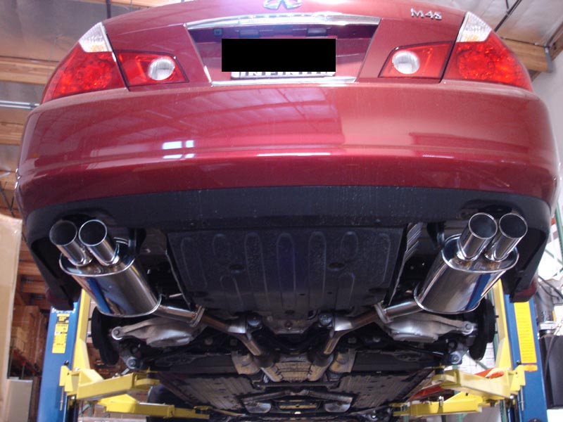 FR SPORT Megan Racing Axle-Back Exhaust for 2006-2010 Infiniti M35/M45 Dual 2.5" Tips Stainless...