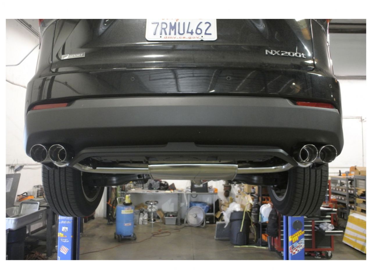 Megan Racing Exhaust System Axle Back for Lexus NX200T 2015-2020 Stainless Rolled Tips MR-ABE-LN15
