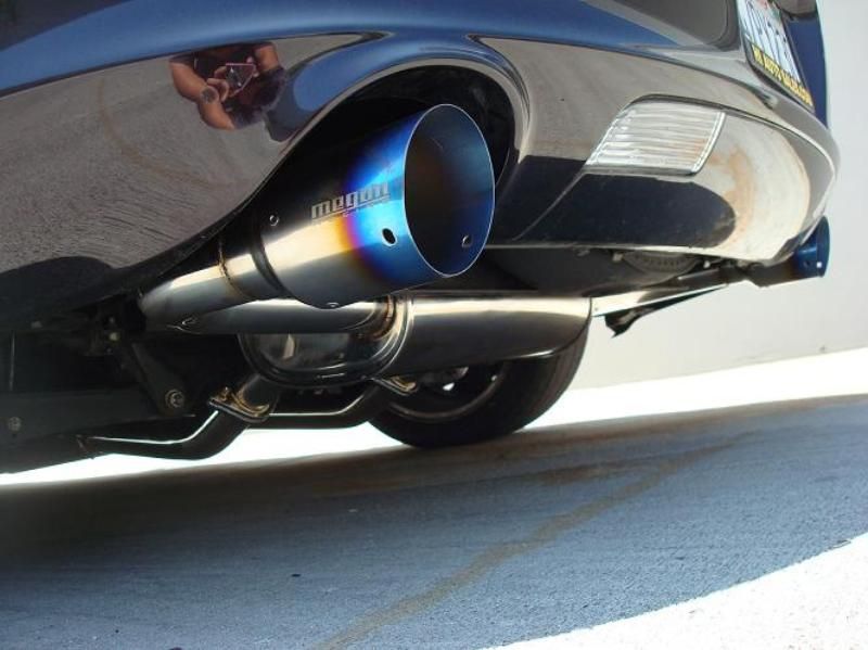 Megan Racing Axle-Back Exhaust for Lexus SC430 2002-2010 Dual 4" Burnt Tips Stainless Steel