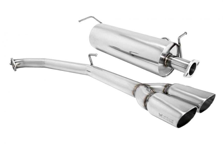 Megan Racing Axle Back Exhaust for 2011-2020 Toyota Sienna SE - Stainless Rolled Tip